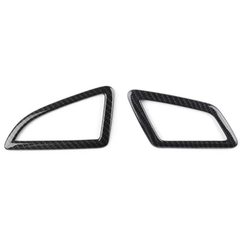 

ABS Carbon Fiber Style Dashboard Air Vent Trims Wind Outlet Decoration Stickers for Honda Civic 2016 2017 2018 2019