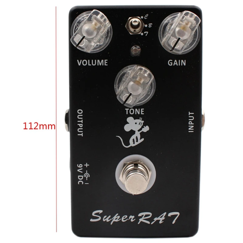 Mosky Super Rat Guitar Effect Pedal ручная работа три режима эффектов Классический Rat Distortion Boost Preamp-3 в 1 удивительная педаль на основе