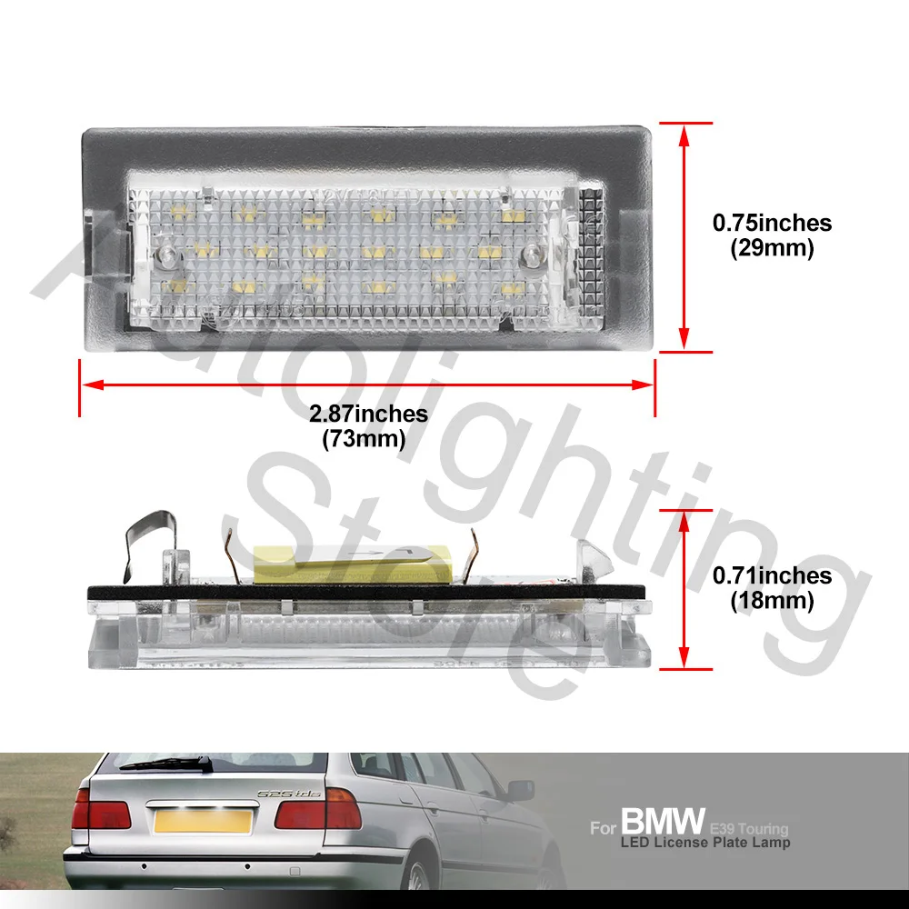 Can-bus LED ̼ ȣ Ʈ , BMW 5 ø E39  ְ 1996 1997 1998 1999 2000 2001 2002 2003, 2 