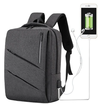 

2020 New 15.6 inch Laptop USB Charging Backpack School Bag Rucksack Anti Theft Men Backbag Travel Male Leisure Backpack Mochila