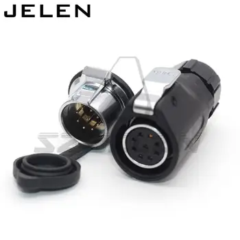 

XHE20, Aviation Plug 9Pin Waterproof Chassis Panel Mount Aviation Plug Cable Connector Electrical Supplies Tools