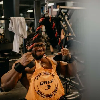 

Muscle men's fitness clothing men's cotton breathable training leisure moisture wicking sleeveless undershirt