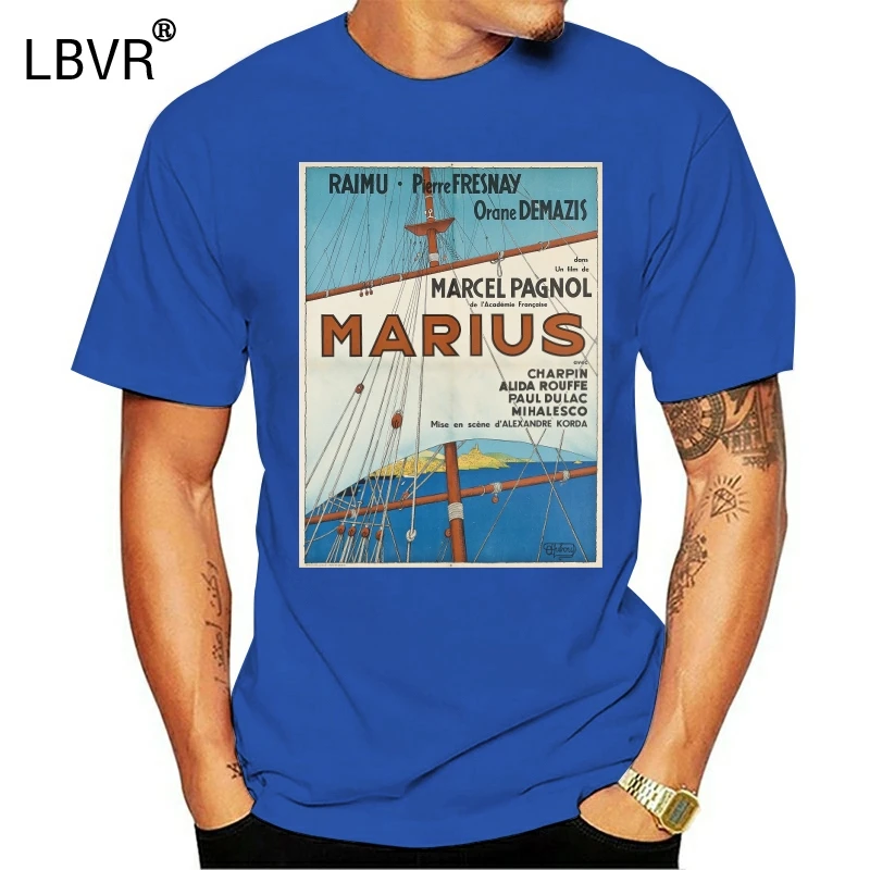 

MARIUS 1930RETRO MOVIE POSTER UNISEX T-SHIRT jurney Print t-shirt Cool xxxtentacion tshirt Brand shirts jeans Print jurney