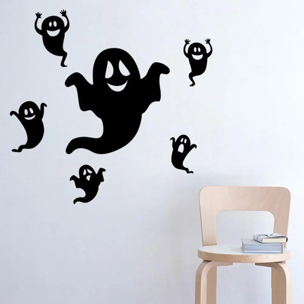 

New Creative Halloween Wall Decor Removable Wall Sticker Ghost Design DIY Art Wall Decal Stickers Halloween Home Decor