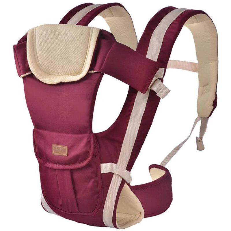 

Baby Carrier Infant Ergonomic Kid Hipseat Sling Front Facing Kangaroo Baby Wrap Carrier for Travel 0-36 Months YBJ012