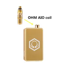 50 шт./лот Ом AIO катушка Замена ядро для ОМ AIO комплект AIO Mod Pod система 0.3ohm хлопковая катушка 1.5ohm керамическая катушка