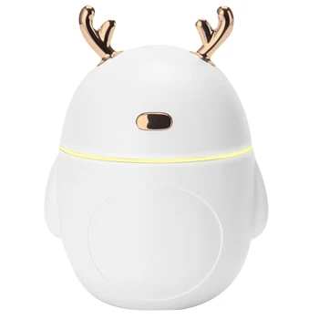 

1pcs Small Funny Aromatherapy Charging USB Humidifier Cute Humidifier Deer Horn Humidifier for Home Office Car
