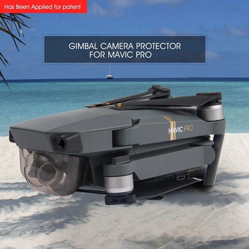 Для DJI Mavic Pro/Platinum Gimbal Lock Защита камеры транспортировка фиксированная крышка объектива аксессуары(прозрачный серый
