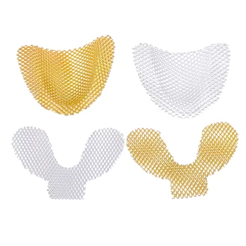 

20Pcs/Pack Dental Impression Metal Net Tray Used For Strengthen Upper Teeth/Lower Teeth 2Colors Stainless Steel