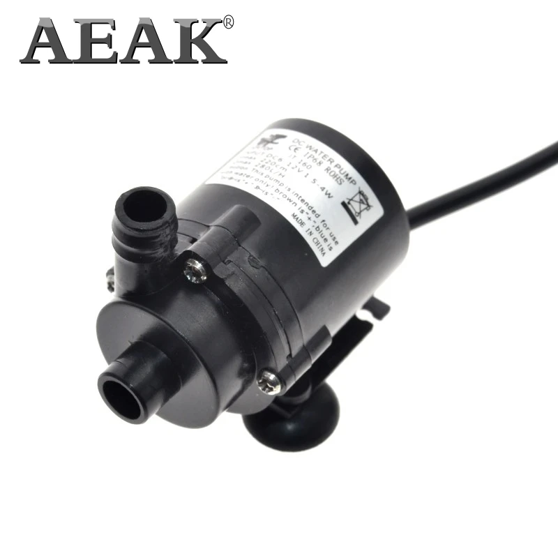 AEAK 6V 12V DC бесщеточный маленький водяной насос двигателя DIY комплектующие для