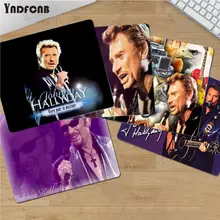 Em abastecido johnny hallyday rock música francês cantor teclado gaming mousepads almofada de escrita suave desktops companheiro gaming mouse pad