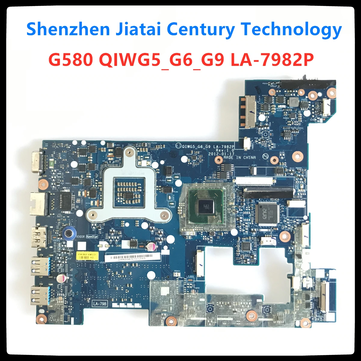 QIWG5_G6_G9 LA-7982P материнская плата для ноутбука подходит для LENOVO G580 P580 материнская плата для ноутбука Высокое качество протестированная работа