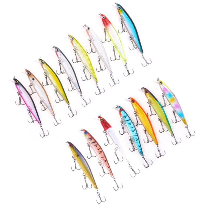 1 шт. рыболовные приманки 11 см/12 9 г гольян Пластиковые жесткие topwater Leurre Peche Crankbait