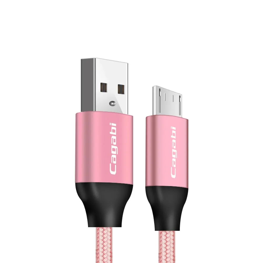 

Micro USB/Type-C Nylon Braided Cable Fast Charging Mobile Phone Charger Cord for Samsung Huawei LHB99