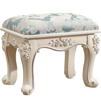 

M8 European Coffee Table Stool Small Apartment Living Room Dining Stool American Makeup Stool for Shoes Bench