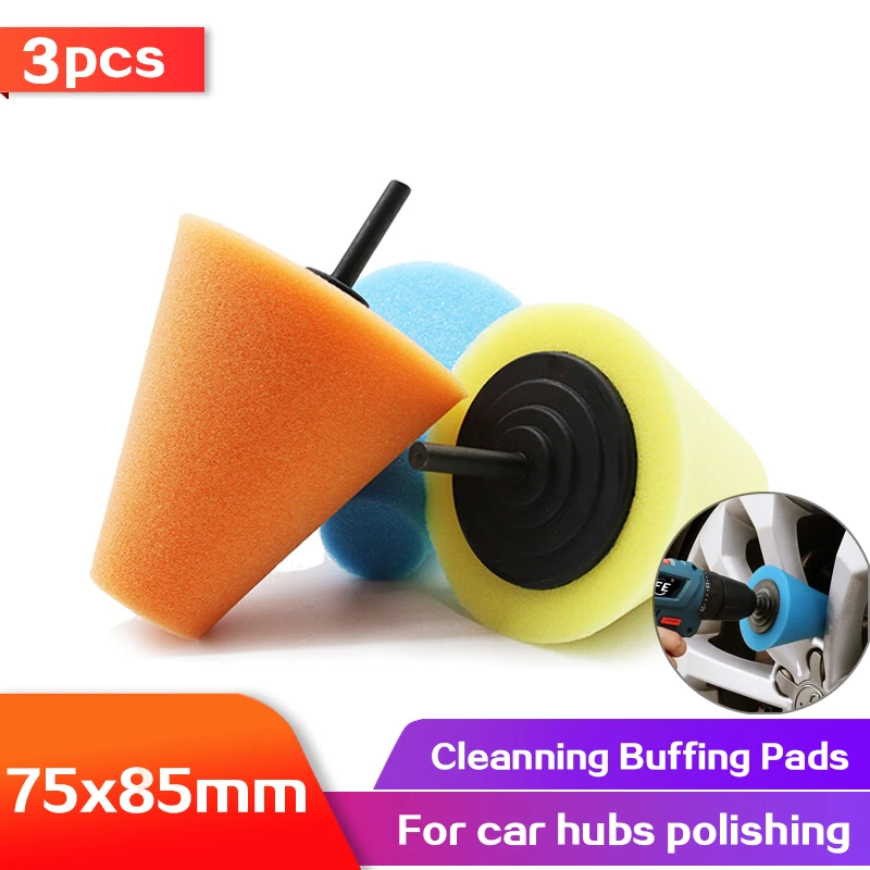 Tire Polishing Sponge Auto Wheel Used For Electric Drill Burnishing