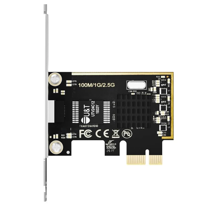 2,5 Гбит/с 10/100/1000 Мбит/с PCI-E pcie riser pci express удлинитель pci extender pci express карты RJ45 LAN сетевой адаптер для портативных ПК