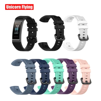 

LinXiang Replacement Watch Belt Colorful Soft TPU Wrist Strap For Huawei Band 3 Pro Smart Bracelet Accessories