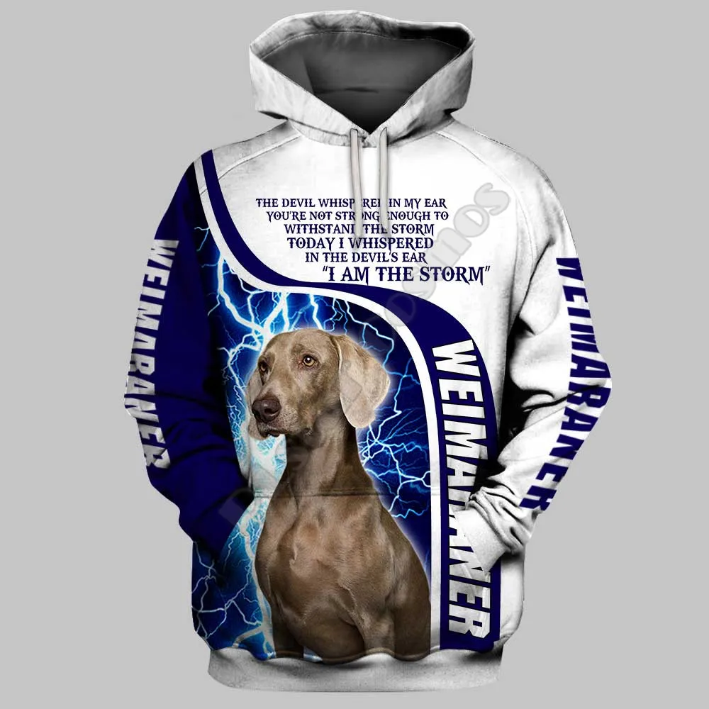 Weimaraner 3D Printed Hoodies Funny Pullover Men For Women Funny Sweatshirts Animal Sweater Drop Shipping 06