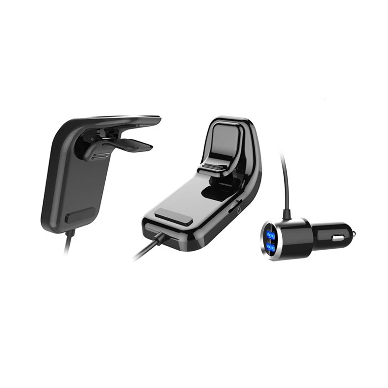 Двойной USB выход быстрое автомобильное зарядное устройство MP3-плеер bluetooth-приемник USB fm-передатчик модулятор Автомобильный Aux беспроводной радиоадаптер