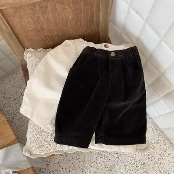 

2020 New Girls Boys Corduroy Pants Spring Fashion Kids Pants 2-7t PO92