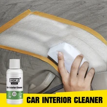 

50ml Car Interior Leather Upholstery Sofa Seat Plastic Dry Cleaning Auto Conditioner Refurbishing Spray 1:8 Dilute HGKJ 13