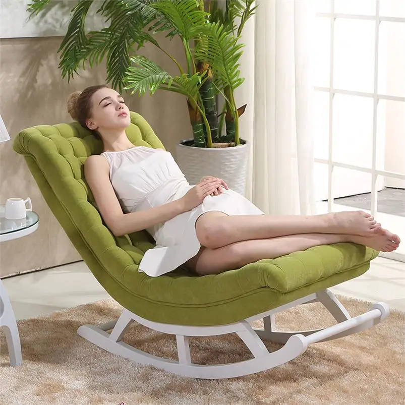 Modern Design Rocking Lounge Chair Sofa Bed Fabric Wood For Home Furniture Sofas Living Room Adult Luxury Rocking Chair Chaise Modern Design Rocking Lounge Chair Sofa Bed Fabric Wood For Home Furniture Sofas Living Room Adult Luxury Rocking Chair Chaise