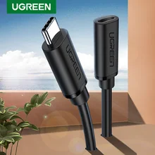 UGREEN USB C uzatma kablosu erkek kadın tipi C genişletici kablosu Thunderbolt 3 uyumlu uygun Nintendo anahtarı için MacBook