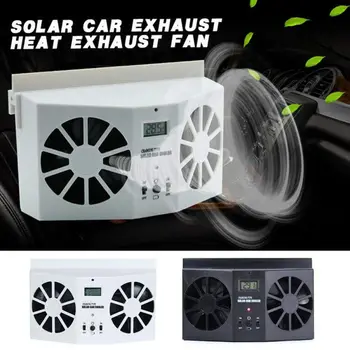 

Car Solar Powered Exhaust Fan Car Gills Cooler Auto Ventilation Fan Dual-mode Power Supply High-power Dual-mode Power Supply -