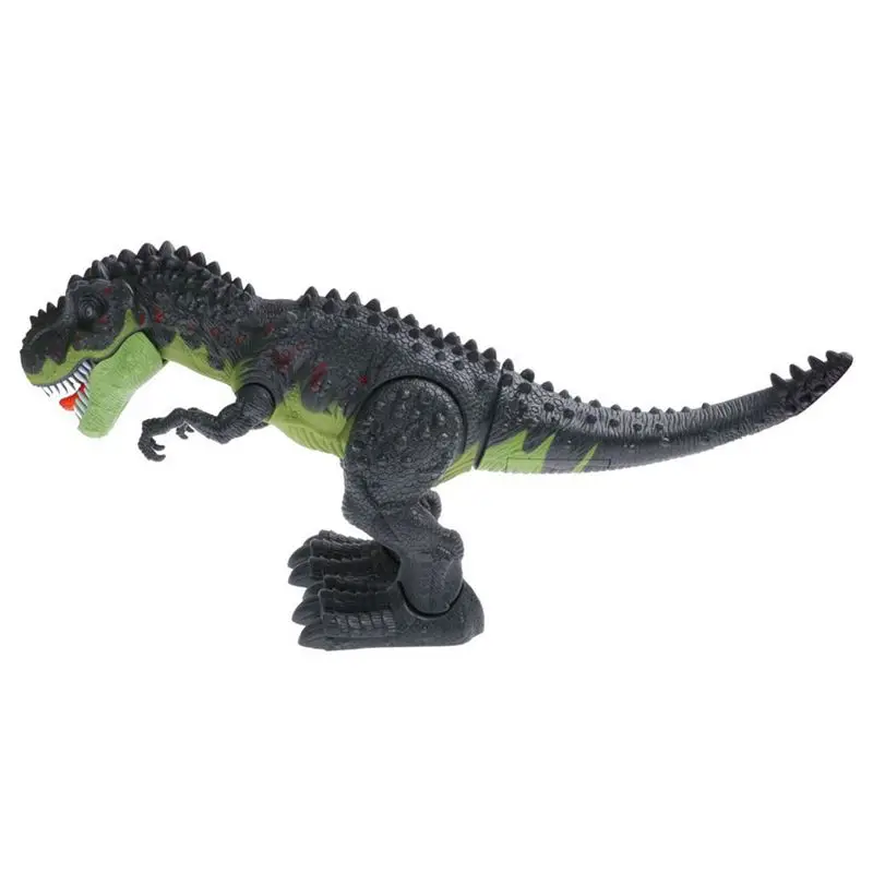 Крутой Электрический ходячий динозавр игрушка робот с звуковым светом движущийся детский подарок #2