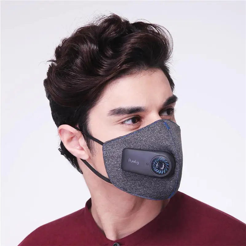 

Xiaomi Purely Anti-Pollution Air Mask with 550mAh Batteries USB Rechargeable Filter with Fan for Sport For Man Women
