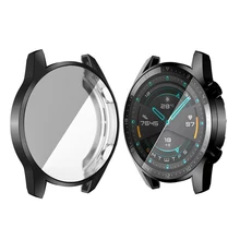 Мягкий чехол для часов из ТПУ для huawei watch GT 2, покрытие, чехол, противоударный, против царапин, часы GT 46 мм, аксессуары