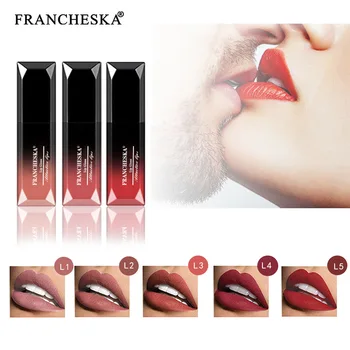 

FRANCHESKA Matte Non-stick Cup Does Not Fade Lip Gloss Matte Lasting Waterproof Liquid Lipstick Moisturizing Makeup Lip Gloss