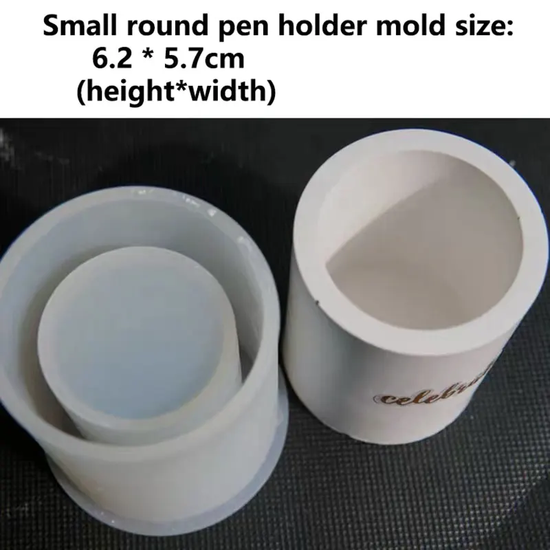 Креативные держатели для ручки силиконовые формы для Бетон цемент настольная коробка для хранения мульти-функциональная ручка контейнер форм штукатурка глиняная форма - Color: B-mold