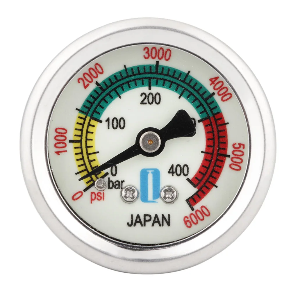 

40mpa Auto Motorcycle Pressure Gauge Manometer High Pressure Pump Assembly Universal Stainless Steel pressure measuring tool