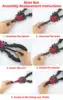 HIFESON 619 Three-in-one Multi-function Manual Ram Gun Rivet Nut Gun Rivet Gun Reaming Gun 90PCS M3-M10 Nuts 50PCS Rivets Set 6