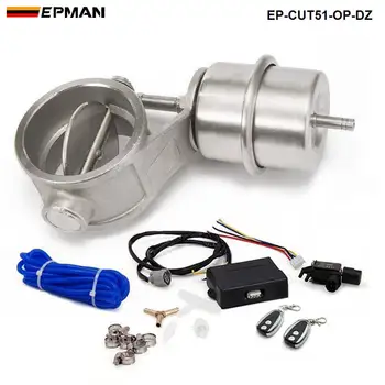 

2'' 51mm Open Vacuum Exhaust Cutout Valve with Wireless Remote Controller Set For AUDI A4 B6 1.8T EP-CUT51-OP-DZ