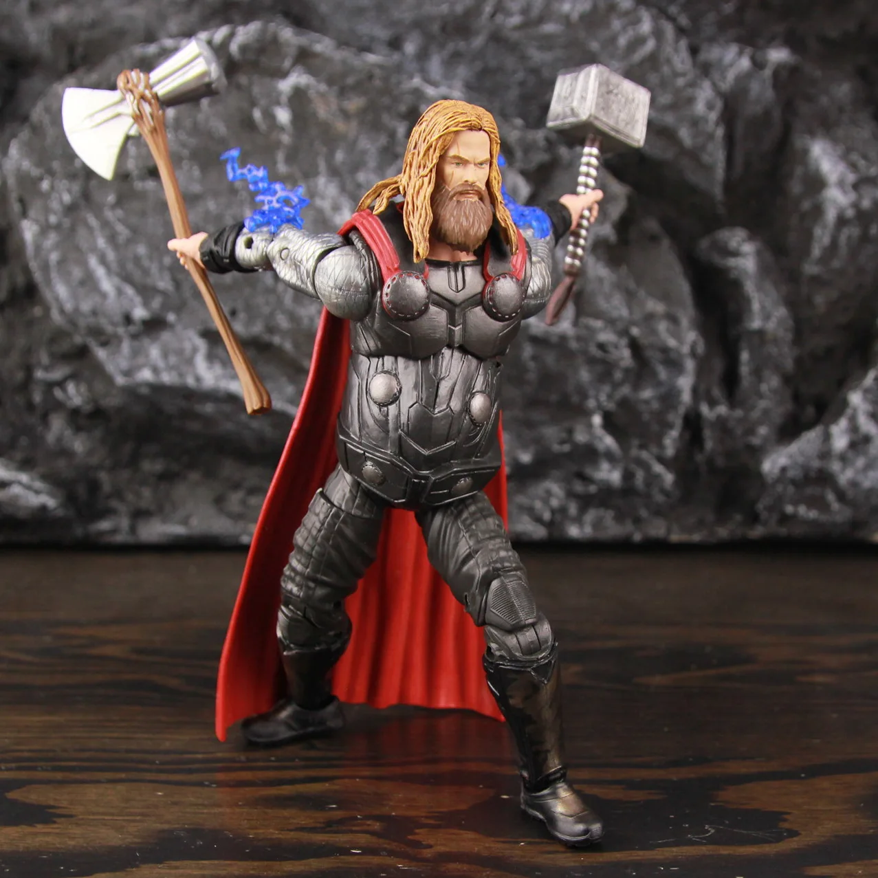 9cm Avengers Endgame Thor Stormbreaker Hammer Weapons PVC fit 6'' Action Figures 