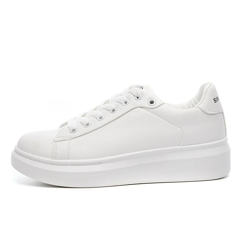 all white women platform flats korean trend ladies shoes designer woman vintage sneakers old school luxury moccasins for women (3)
