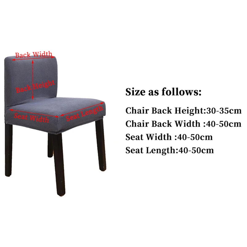 4 шт./лот, низкая спинка, эластичные чехлы на кресла, чехол для стула, растягивающийся Чехол для стула, чехол для стула