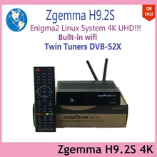 Новая версия ZGEMMA H9.2S Linux OS Enigma2 цифровой 4K UHD спутниковый приемник DVB-S2X+ DVB-S2X двойной тюнер Встроенный Wifi