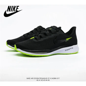 

Original Nike Air Zoom Winflo 6 Shield Nike mesh breathable training running shoes men's size 40-44 Green black hook