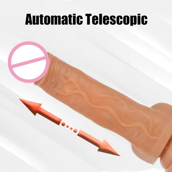 Soft Realistic Dildo Vibrator for women Heated G-spot Massage Adults Masturbation Penis Multi Stimulation lesbian Gay Sex Toys 3