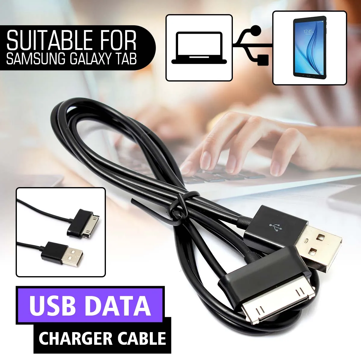 USB кабель для зарядки и передачи данных для samsung Galaxy Note 10,1 GT-N8000 N8010 Tab для планшета