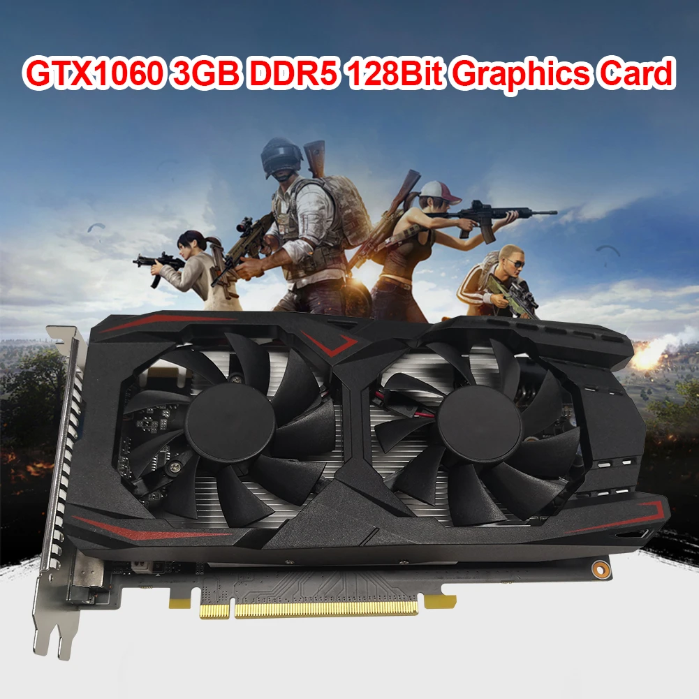 external graphics card for pc Gaming Graphics Card GTX550TI 1.5GB DDR5 192BIT Video Card with Dual Cooling Fan HDMI-compatible+VGA+DVI Interface Graphic Card good video card for gaming pc