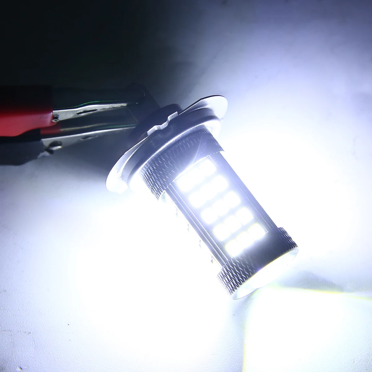 2 шт./компл. H7 светодиодный Автомобильный светодиодный лампы 2835 66SMD DC 12V Авто Противотуманные фары Дневные Фары Светильник тормозной фонарь белый 6000K светильник источник