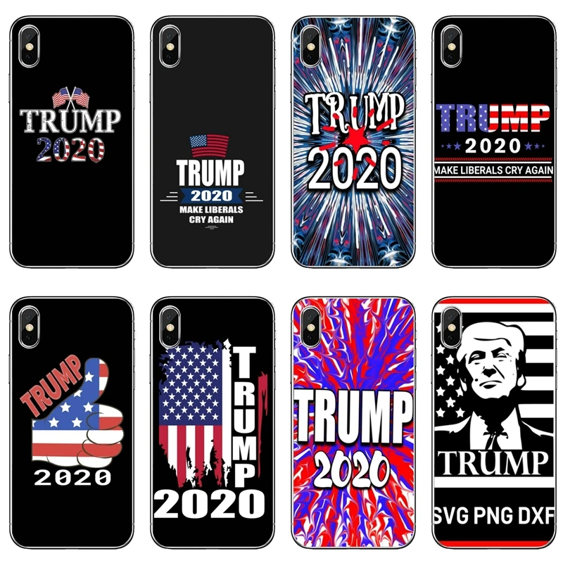 Donald Trump Election 2020 Accessories phone Case For iPhone 12 11 Pro Max XS XR X 8 7 Plus 6 6S 5 5S SE | Мобильные телефоны и
