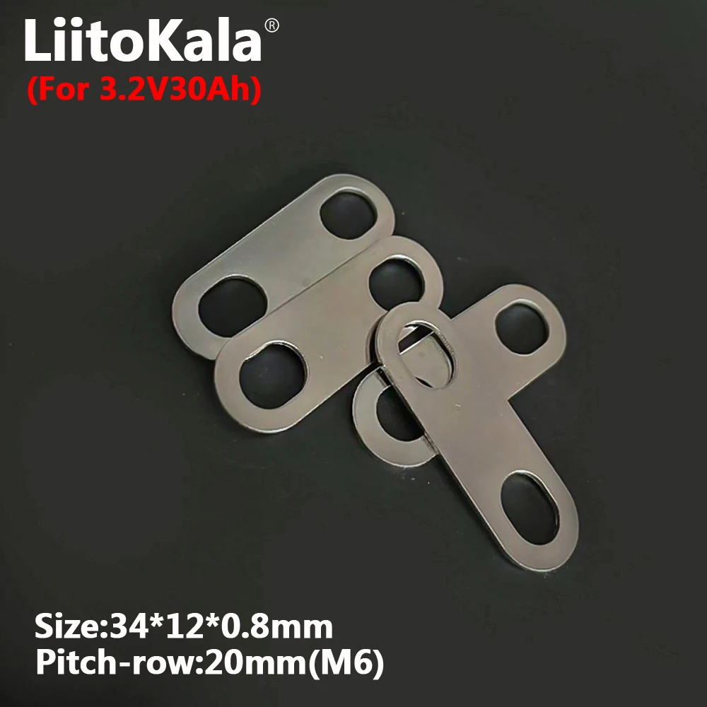 LiitoKala용 구리 버스바 커넥터, 3.2V 30Ah lifepo4 배터리 조립, 36V 전기 자전거 및 무정전 전원 공급 장치, 12V 
