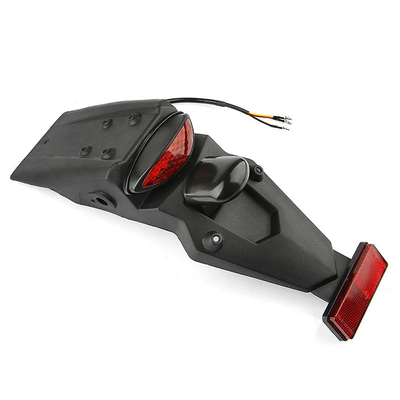 

ABS Plastic Light Black 1 pcs Universal Motorcycle Rear Brake Mudguard