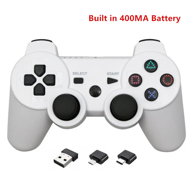 2.4G Wireless Game Controller Joystick With Micro USB OTG Adapter For PS3 / PC / TV Box /Android Phone/Tablet Gamepad 